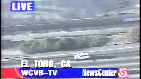 ABC - O.J. Simpson Chase Initial Breaking News (June 17, 1994)