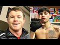 RYAN GARCIA TELLS CANELO "YOU KO JERMALL CHARLO IN 5 ROUNDS" CANELO NODS & AGREES IN SAVAGE MODE