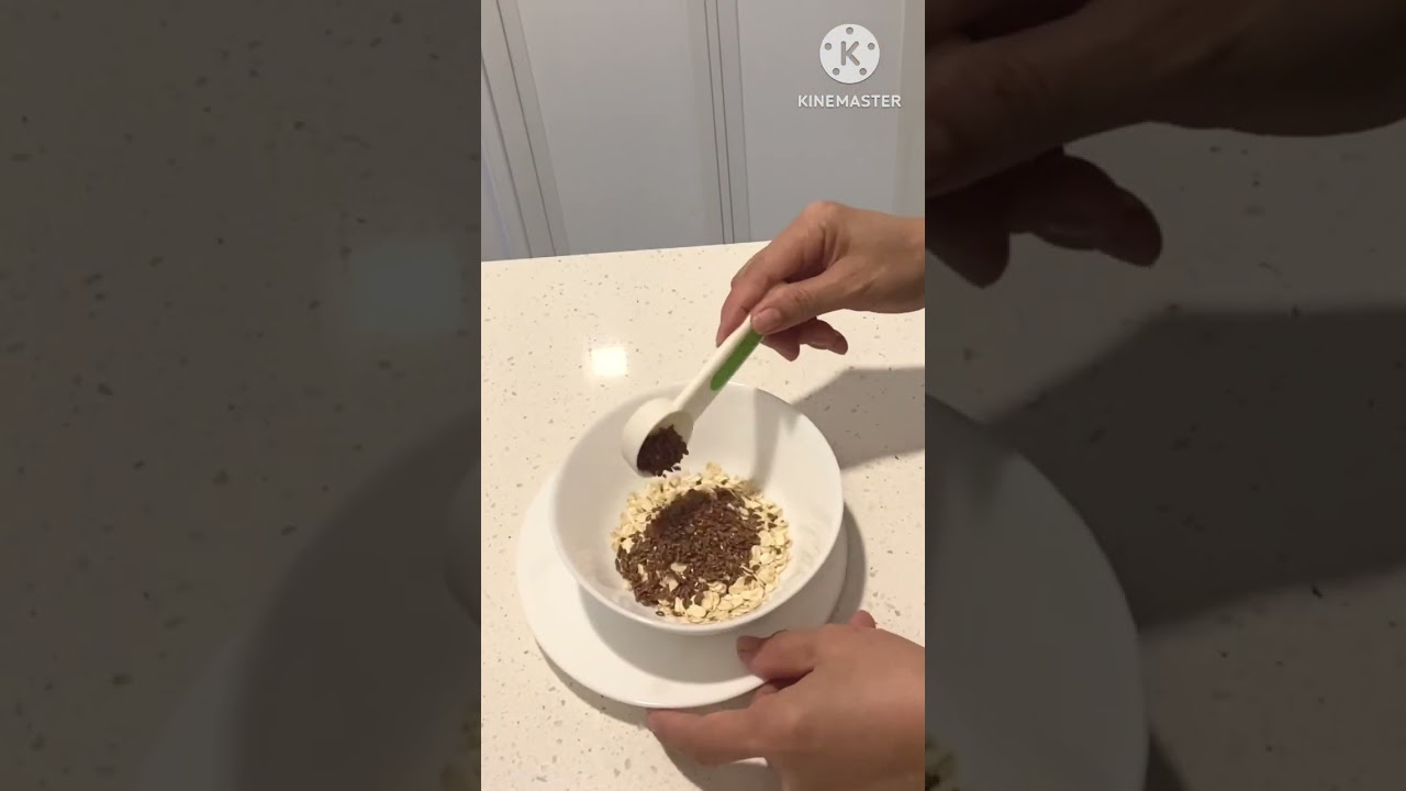 Healthy organic breakfast 