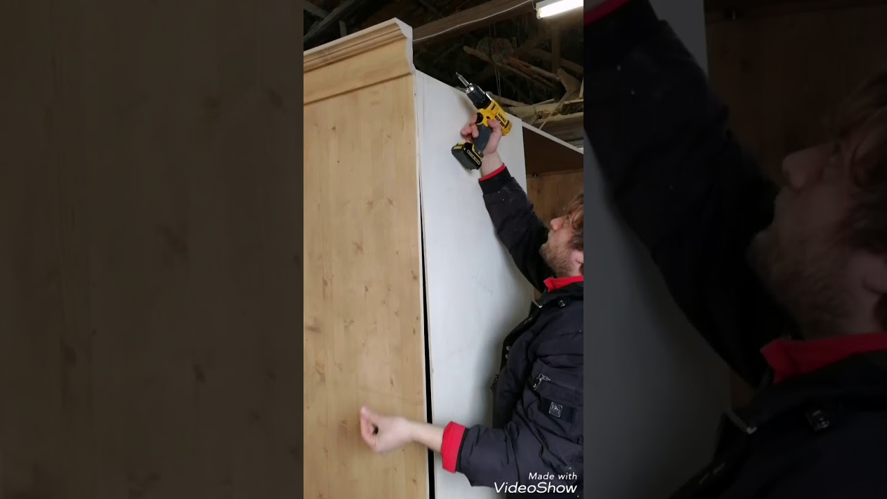 Sistema di montaggio armadio 3 ante in 12 minuti