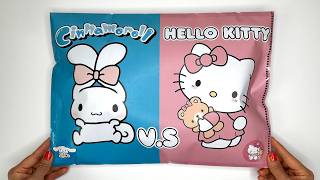 HELLO KITTY and CINNAMOROLL Blind Bags | ASMR | Sanrio blind bag paper | Paper Sanrio