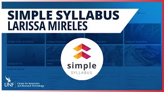 Simple Syllabus Overview (Vendor-Led)