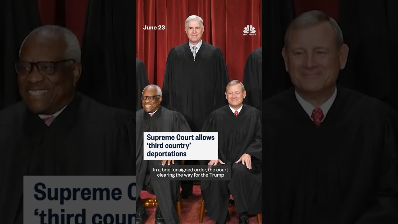 SCOTUS allows 'third country' deportations