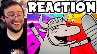 Gor's "REAL MAN! (asdfmovie skateboarding cow song) by TomSka" REACTION