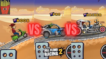 NOOB vs PRO vs HACKER #2 | Hill Climb Racing 2