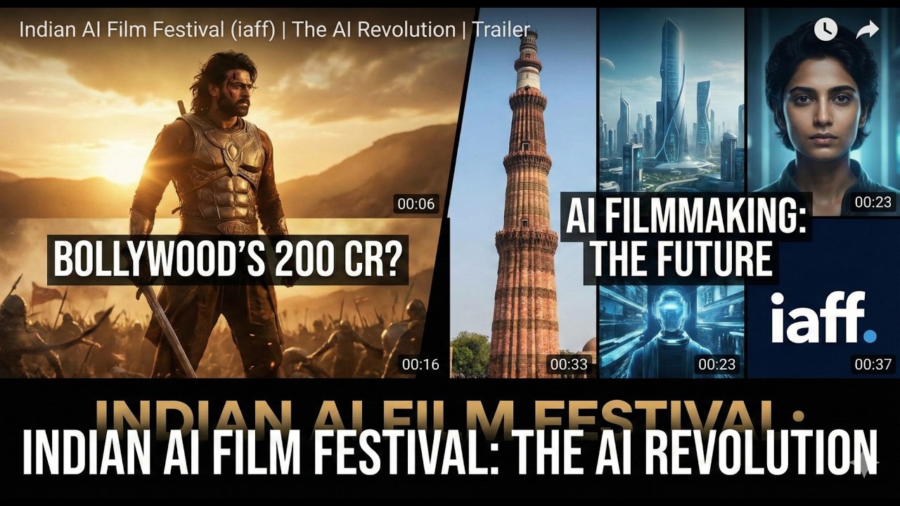 Official Trailer: Indian AI Film Festival (iaff) | The AI Revolution