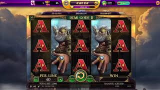 Demi Gods II Slot Machine - Social Casino Game - MyJackpot screenshot 4