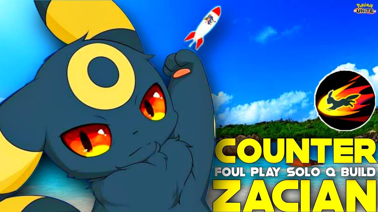 COUNTER ZACIAN & REACH MASTER RANK EASILY IN SOLO Q WITH THIS BUILD OF UMBREON | POKEMON UNITE
