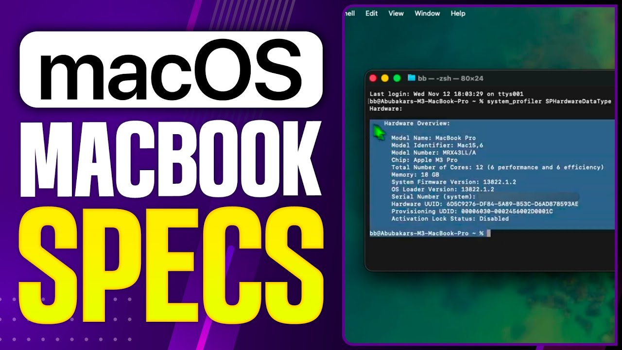 How To Check Your MacBook Specs (2026 Updated Tutorial) - YouTube