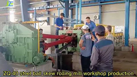 Steel ball skew rolling machine .Wechat/whatsapp:0086 18821390266,leo@jzequipment.com