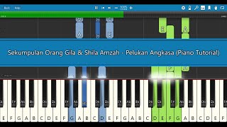 Miniatura del video "Sekumpulan Orang Gila & Shila Amzah - Pelukan Angkasa (Piano Tutorial)"