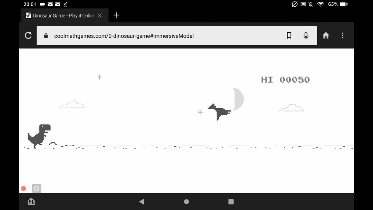 Play Chrome Dinosaur Game Online