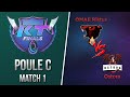 KT Finals - Poules - OMAE Riktus vs Ostora - Match 1