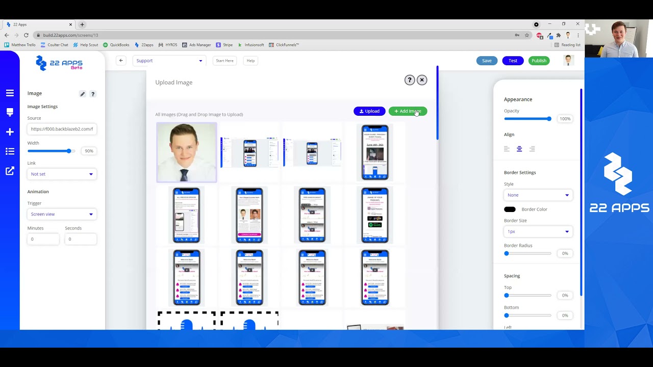 Navigating The 22apps Image Element