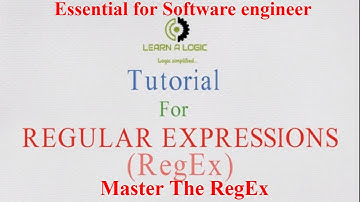Regular expression tutorial. Regex tutorial. Step by step learn the basics of regex.