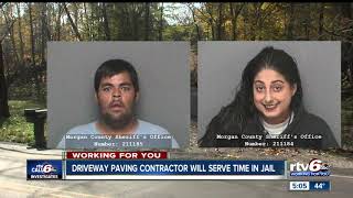 Greenwood driveway paving contractor pleads guilty, will serve time behind bars