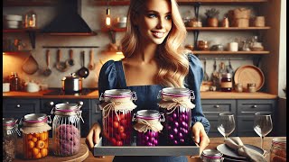 🏺 Yinder 6 Pack 32 oz Mason Jars with Lids | Best Purple Ball Jars 🍇