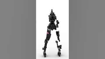 Robot Girl Mech #like #lego #satisfying #speedbuild #asmr