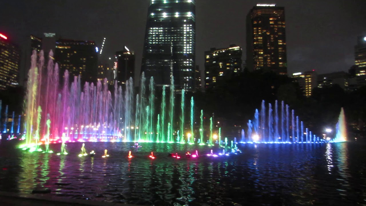 Light show in Kuala Lumpur 25th February 2020 YouTube