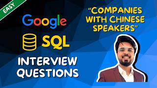 Google SQL Interview Question: Companies With Chinese Speakers | GROUP BY + HAVING Explained