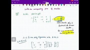 Lecture 129 (Triangular Form)