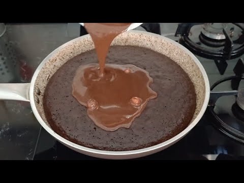 EVDE BİRER ÇAY BARDAĞI MALZEME VARSA BU TATLIYI HEMEN YAPIN😋20 DK'DA HAZIR TAVADA ISLAK KEK TARİFİ✔️