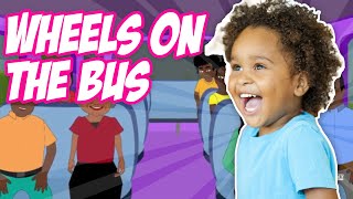 African American Preschool Cartoons | Wheels on the Bus | Kids Songs | Black History Videos