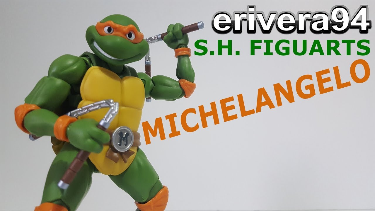S.H.フィギュアーツ Teenage Mutant Ninja Turtles ミケランジェロ 約150mm PVC&ABS製 S.H. Figuarts Michelangelo Figure Review Teenage Mutant Ninja