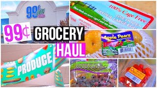 99 CENT STORE GROCERY HAUL screenshot 5