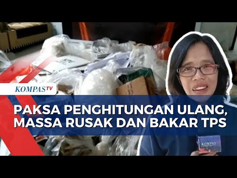 Massa di Bima Rusak dan Bakar TPS, Paksa Ubah Jadwal Penghitungan Suara Pemilu