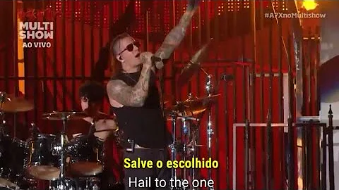Avenged Sevenfold - Hail To The King Live On Rock In Rio 2013 (LEGENDADO-SUBTITLED) [PTBR-ING]