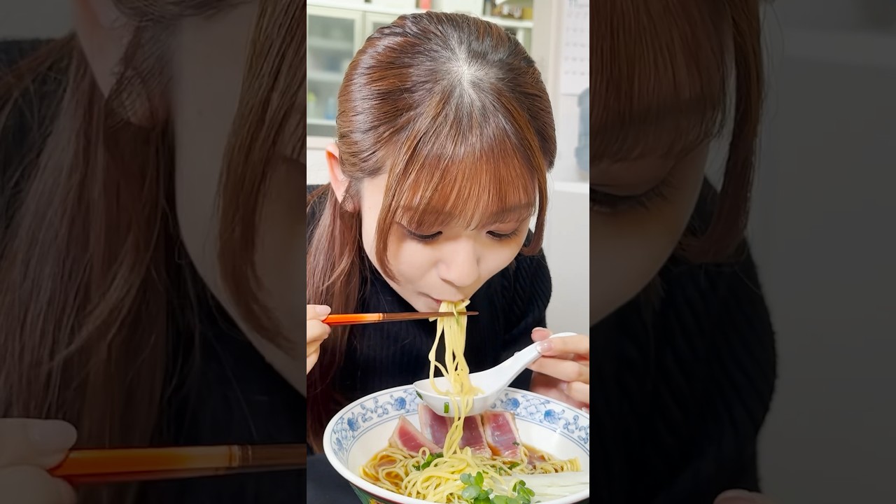 鹿児島県の珍グルメ!まぐろラーメン #ケンミン #ケンミンショー #鹿児島 #まぐろ #ラーメン #方言 #グルメ