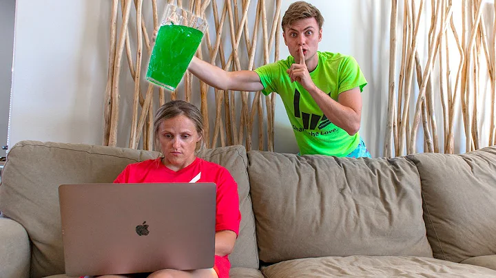 SLIME PRANK ON MOM!! (SHE WAS SO MAD)