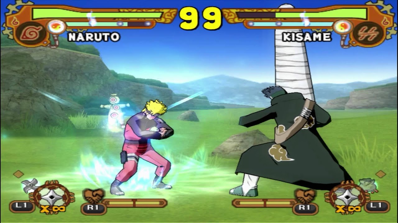 Naruto Shippuden Ultimate Ninja 5 PCSX2 Naruto VS Kisame YouTube