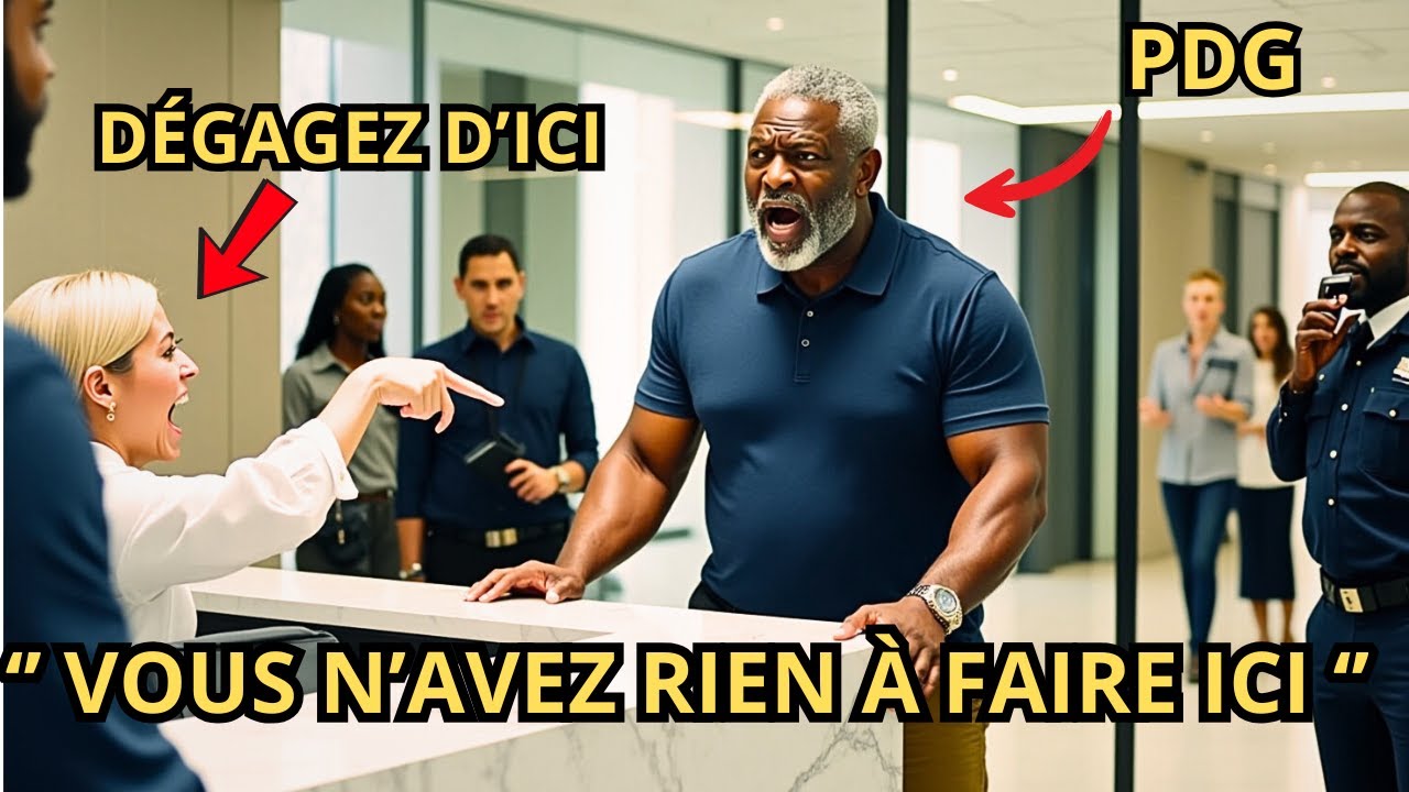 Un milliardaire noir revient dans son entreprise… on lui ordonne de partir 