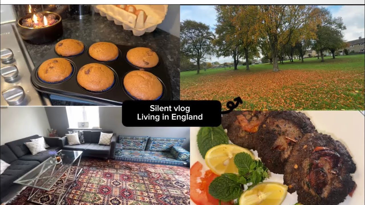 Silent vlog / baking / shopping 🛍️ /cooking Cozy life in England 