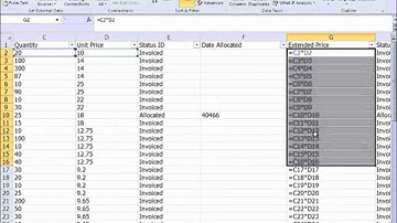 Using CTRL + Tilde to Show Formulas in Excel