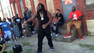 Fat trel and da homie BTS FOOTAGE of new video for keep it 100