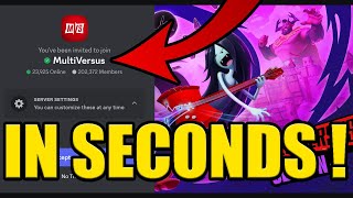 HOW to JOIN MULTIVERSUS DISCORD SERVER ✅PC &amp; MOBILE✅