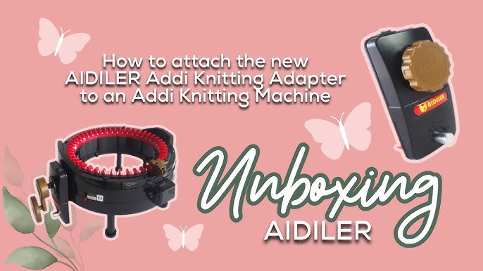 NEW 'KRANKIE' Addi ADAPTER krankie.bigcartel.com  Circular knitting  machine, Addi express, Machine knitting