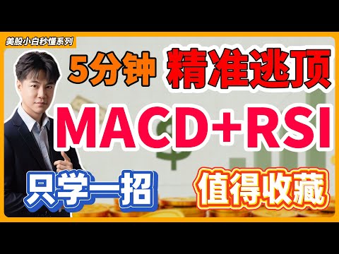 【美股技术分析】5分钟高胜率逃顶 MACD+RSI组合│MACD技术│RSI分析│股票分析教学 │Henry秒懂美股