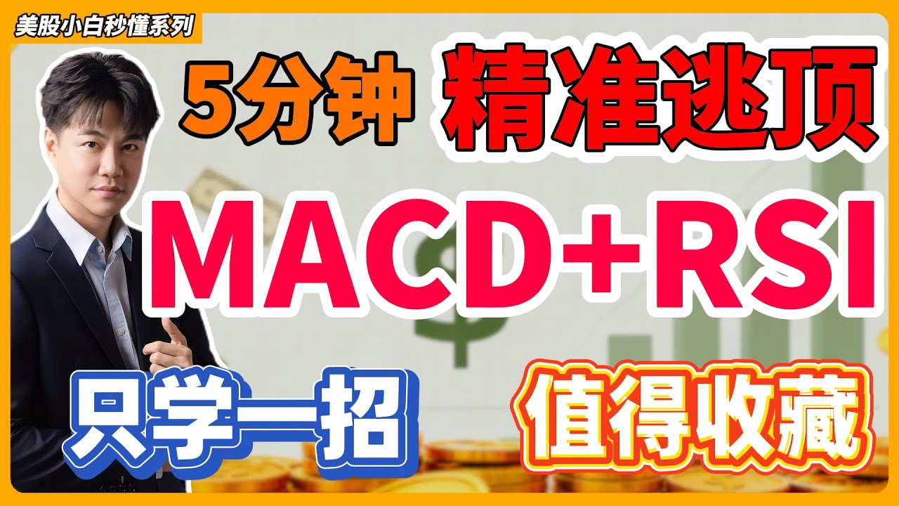 【美股技术分析】5分钟高胜率逃顶 MACD+RSI组合│MACD技术│RSI分析│股票分析教学 │Henry秒懂美股