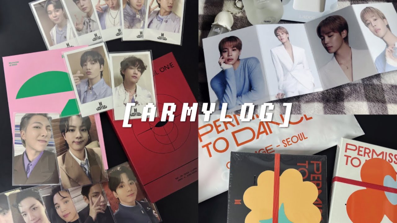 [아미로그] 방놀만 했는데 새해 된거 시롸냐 | 택배깡 • 앨범깡 • 반택깡 • 홉온스무비 • 달려라석진무비 • 멤버십키트 • 아도르 • 방탄소년단 • bts • armyvlog 