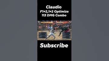 Claudio F1+2,1+2 Optimize 113 DMG Wall carry Combo #tekken8claudio #shorts #viral #shortsviral