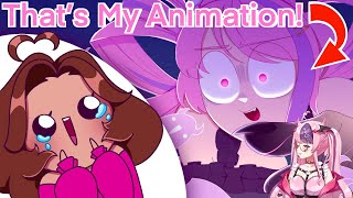 Reacting to Ironmouse Reacting to My Animation