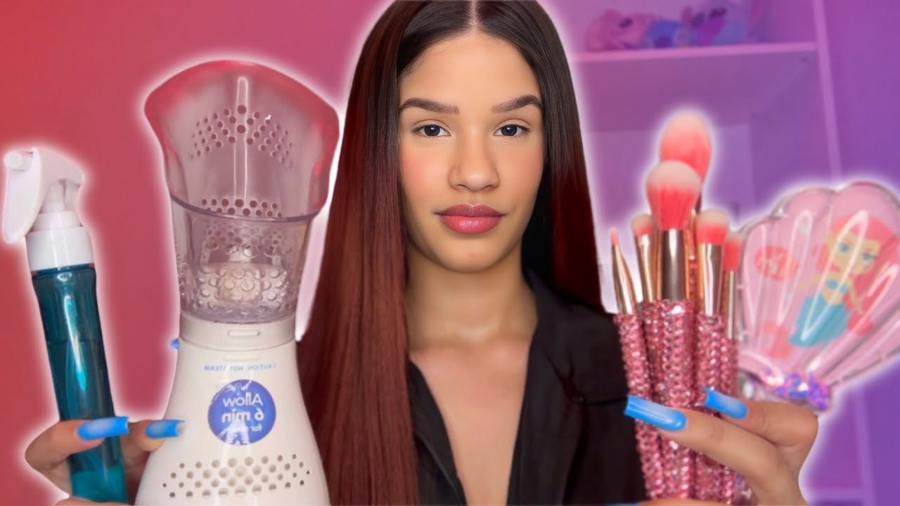 Asmr estas dentro de un sueño (maquillaje, skincare, peinado y +)