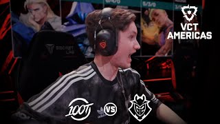 100 Thieves vs G2 in a nutshell (valorant americas)