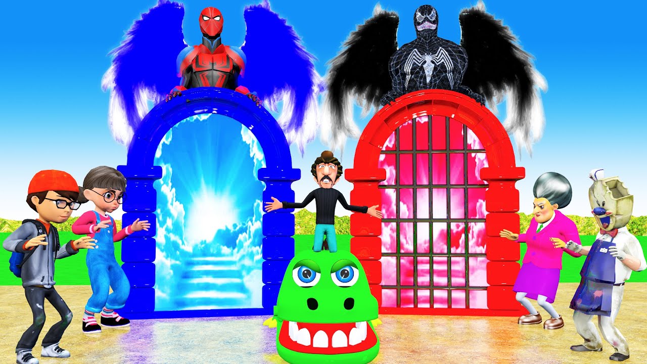 Scary Teacher 3D vs Squid Game Does TANI Deserve To Go To Heaven OR Go Down Hell 5 Times Challenge