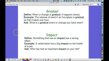 Wonders Unit 5 Week 3 Intro and Vocab