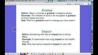 Wonders Unit 5 Week 3 Intro and Vocab